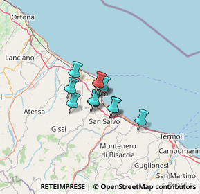 Mappa Corso Dante Alighieri, 66054 Vasto CH, Italia (7.18091)