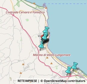 Mappa Via Torino, 66054 Vasto CH, Italia (1.85182)