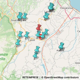 Mappa Via Nazionale, 66044 Archi CH, Italia (9.1225)