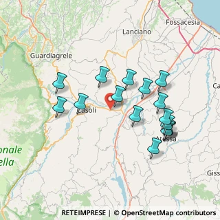 Mappa Via Nazionale, 66044 Archi CH, Italia (7.4825)