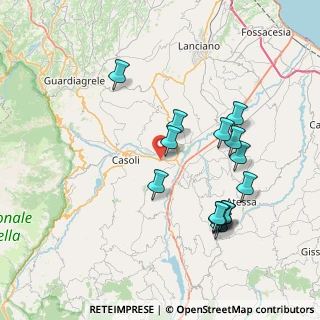 Mappa Via Nazionale, 66044 Archi CH, Italia (8.20733)