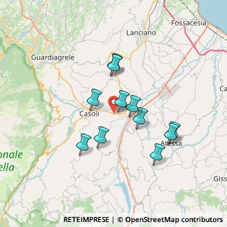 Mappa Via Nazionale, 66044 Archi CH, Italia (6.29455)