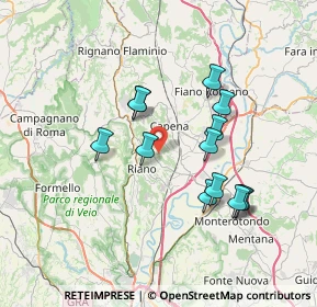 Mappa 00060 Castelnuovo di Porto RM, Italia (6.83385)