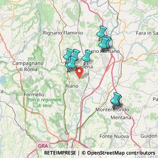 Mappa 00060 Castelnuovo di Porto RM, Italia (6.91333)
