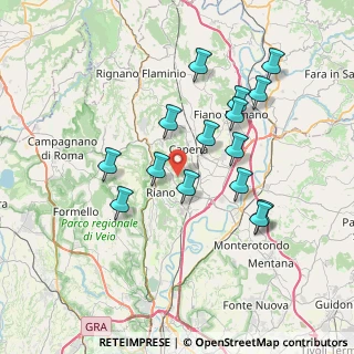 Mappa 00060 Castelnuovo di Porto RM, Italia (7.28467)