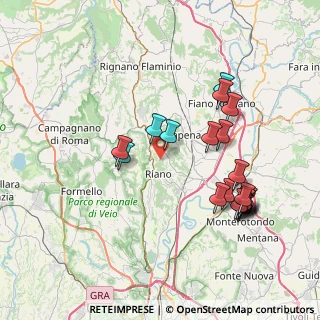 Mappa Via Cassiopea, 00060 Castelnuovo di Porto RM, Italia (8.2715)