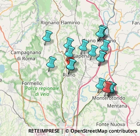 Mappa Via Cassiopea, 00060 Castelnuovo di Porto RM, Italia (6.99158)
