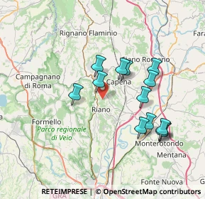 Mappa Via Cassiopea, 00060 Castelnuovo di Porto RM, Italia (7.03154)
