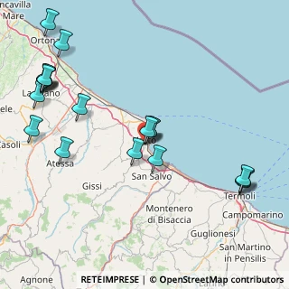 Mappa Via dei Caldora, 66054 Vasto CH, Italia (21.37211)