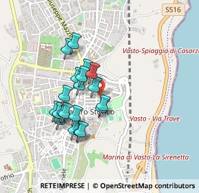 Mappa Via S. Francesco D'Assisi, 66054 Vasto CH, Italia (0.3865)