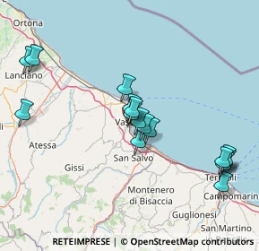 Mappa Via Magnacervo, 66054 Vasto CH, Italia (15.67375)