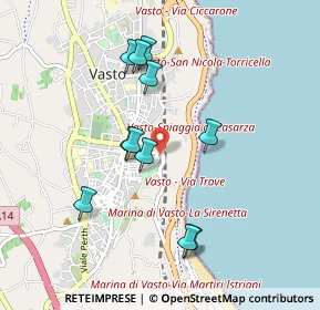 Mappa Via Magnacervo, 66054 Vasto CH, Italia (0.90818)