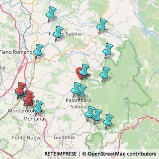 Mappa 00010 Moricone RM, Italia (10.1325)