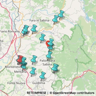 Mappa 00010 Moricone RM, Italia (9.3665)