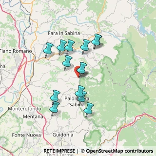 Mappa 00010 Moricone RM, Italia (6.25786)
