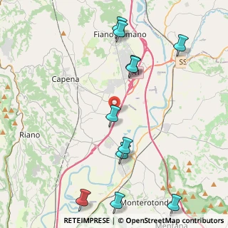 Mappa Via Tiberina, 00188 Capena RM, Italia (5.36727)