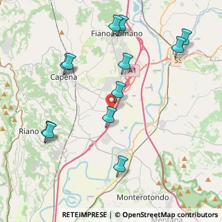 Mappa Via Tiberina, 00188 Capena RM, Italia (4.87833)
