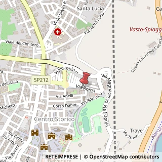 Mappa Via Roma, 46, 66054 Vasto, Chieti (Abruzzo)