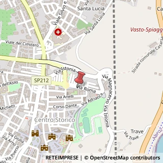 Mappa Via Roma, 34, 66054 Vasto, Chieti (Abruzzo)
