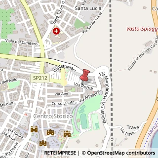 Mappa Via roma 55, 66054 Vasto, Chieti (Abruzzo)