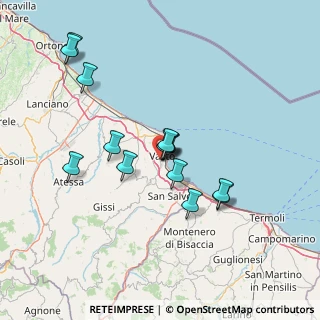 Mappa Via Ettore Ianni, 66054 Vasto CH, Italia (13.36286)