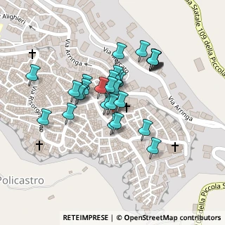 Mappa Via S. Sebastiano, 88837 Petilia Policastro KR, Italia (0.0931)