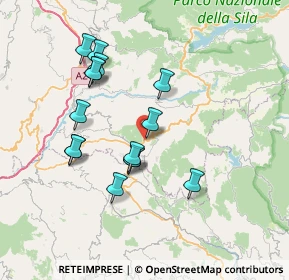 Mappa 87050 Colosimi CS, Italia (7.47133)