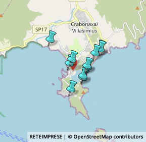 Mappa Via dei Ginepri, 09049 Villasimius CA, Italia (1.10636)