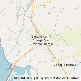 Mappa San Giovanni Suergiu