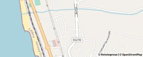 Mappa Amantea