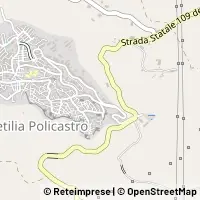 Kaart Petilia Policastro