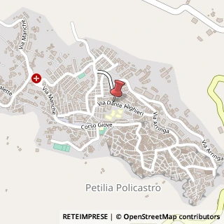 Mappa Via Dante Alighieri, 94, 88837 Petilia Policastro, Crotone (Calabria)