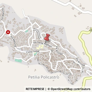 Mappa Via Dante Alighieri, 70, 88837 Petilia Policastro, Crotone (Calabria)