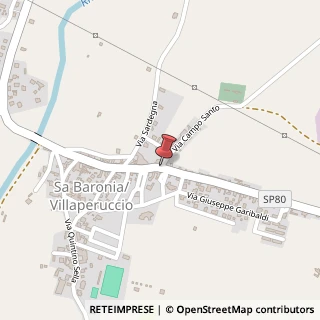 Mappa Via Camposanto, 1, 09010 Villaperuccio, Medio Campidano (Sardegna)