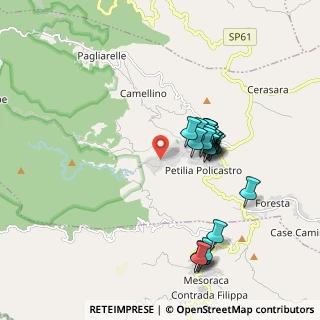 Mappa Via Paternise, 88837 Petilia Policastro KR, Italia (1.8595)