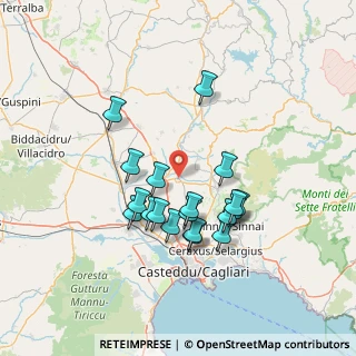 Mappa Via Don Giovanni Minzoni, 09020 Ussana CA, Italia (13.84316)