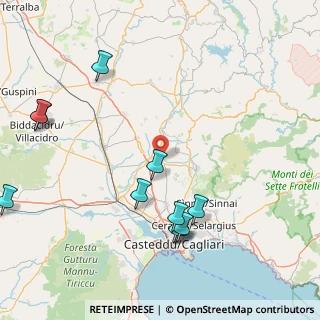 Mappa Via Don Giovanni Minzoni, 09020 Ussana CA, Italia (21.62909)