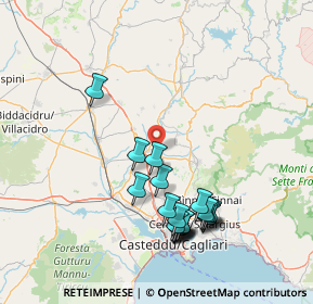 Mappa Via Tiziano, 09020 Ussana CA, Italia (17.451)