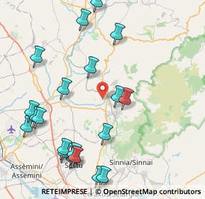 Mappa Località Is Paulis, 09040 Serdiana CA, Italia (10.895)