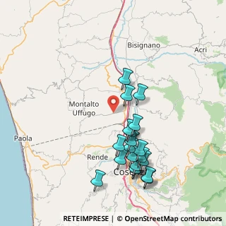 Mappa Via B. Telesio, 87046 Montalto Uffugo CS, Italia (8.6755)