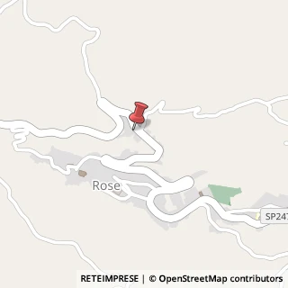 Mappa Via XXIV Maggio, 71, 87040 Rose, Cosenza (Calabria)