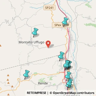 Mappa Via S. Raffaele, 87046 Montalto Uffugo CS, Italia (6.13091)