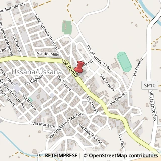Mappa Via Roma, 95, 09020 Ussana, Cagliari (Sardegna)