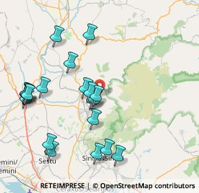 Mappa Via E. Lussu, 09041 Dolianova CA, Italia (9.267)