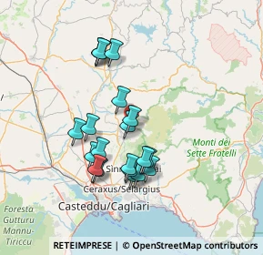 Mappa Via E. Lussu, 09041 Dolianova CA, Italia (13.8995)