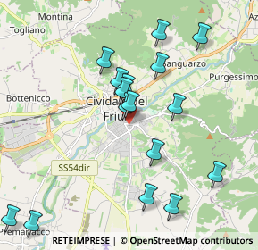 Mappa Via Europa, 33043 Cividale del Friuli UD, Italia (2.53)