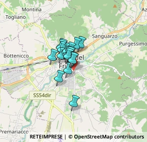 Mappa Via Parini, 33043 Cividale del Friuli UD, Italia (0.84684)