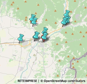 Mappa Via Parini, 33043 Cividale del Friuli UD, Italia (2.91917)
