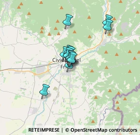 Mappa Via Europa, 33043 Cividale del Friuli UD, Italia (1.80357)