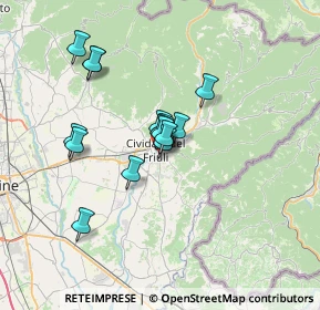 Mappa Via Europa, 33043 Cividale del Friuli UD, Italia (5.046)